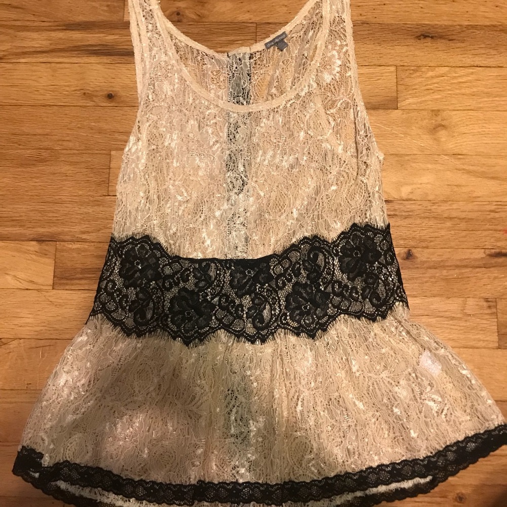 Charlotte Russe lace tank top